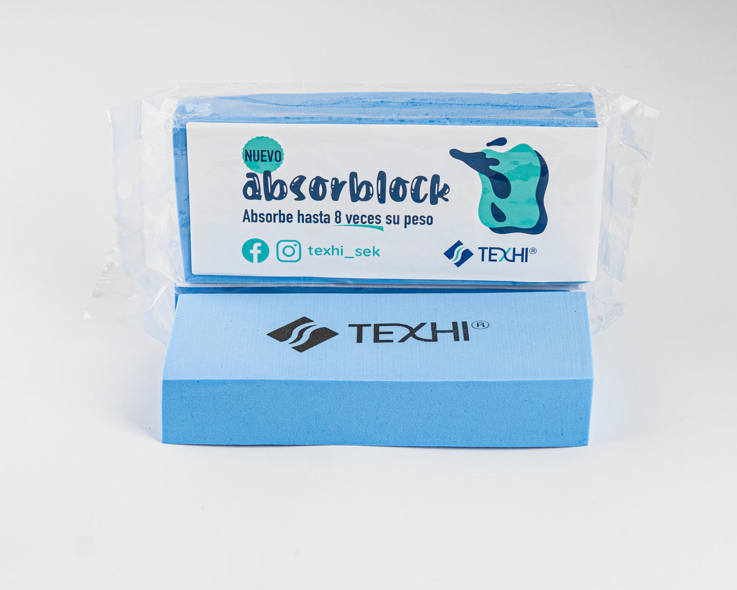 ABSORBLOCK Esponja ultra absorbente AZUL